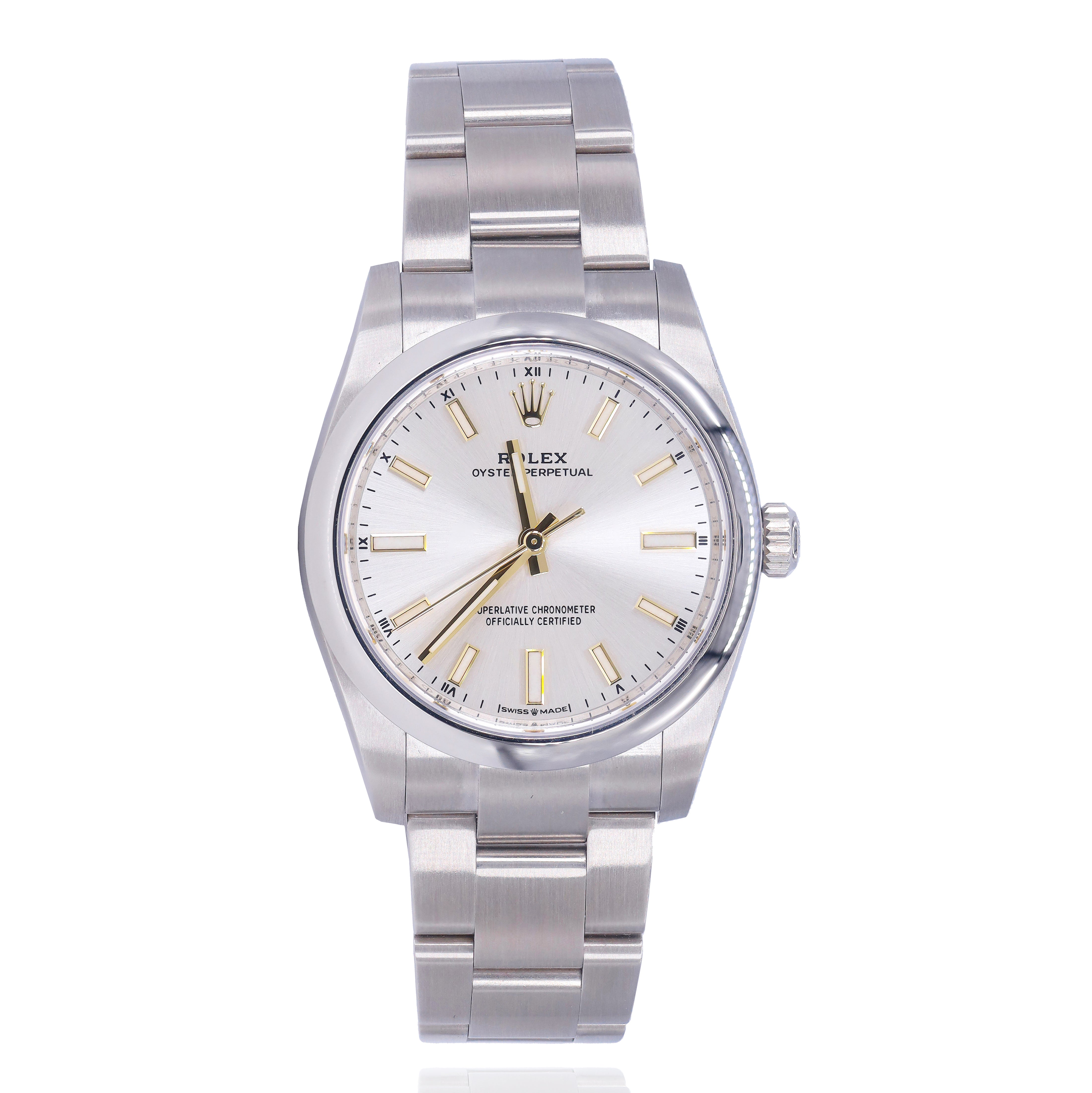Rolex 124200 Oyster Perpetual 34mm Silver Dial image